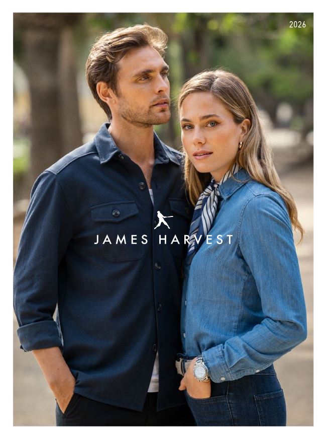 James Harvest kleding vrijetijdskleding bedrijfskleding promowear bedrukken en borduren middeljans sport en promotie reclame buinerveen drenthe
